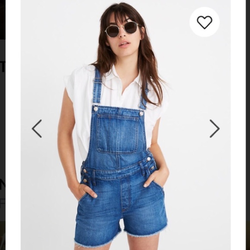 NWT Madewell Adirondack Overalls in Denville Wash